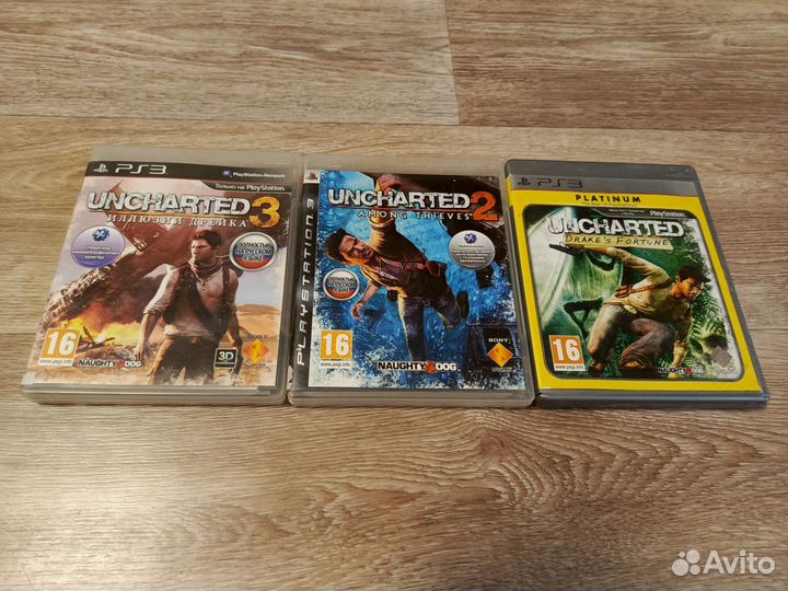 Коллекция игр Uncharted на PS3