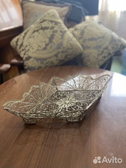 Ваза скань мельхиор СССР