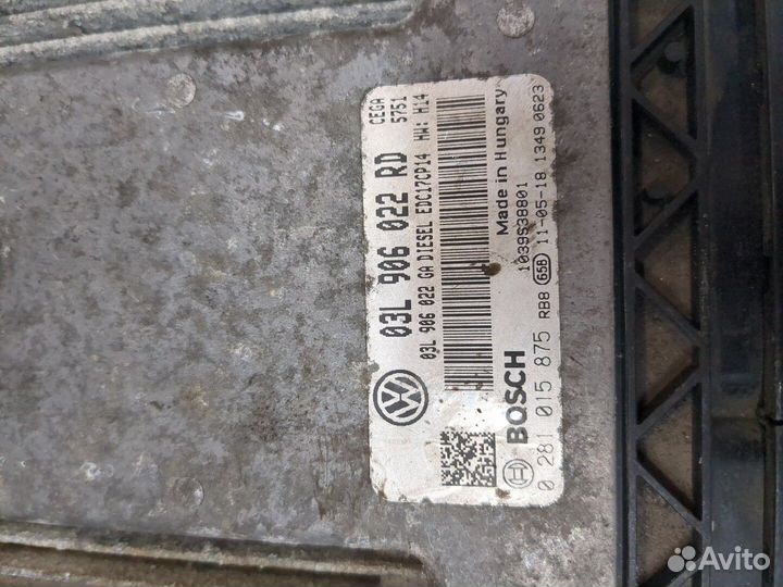 Блок управления двигателем Skoda Octavia (A5), 201