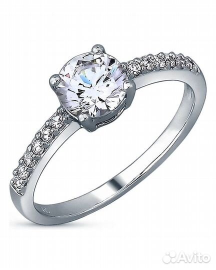 Кольцо серебро 925