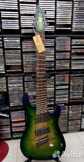 Электрогитара восьмиструнная мультимензурная Cort