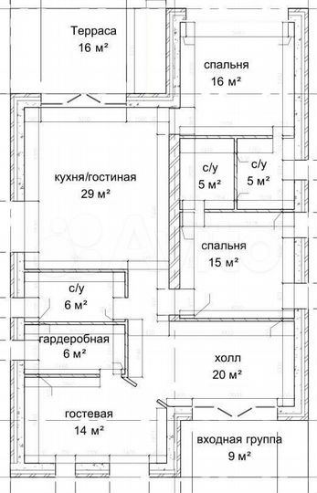 Дом 120 м² на участке 11 сот.