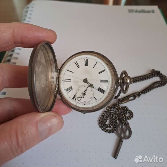 Карманные часы серебро blondel