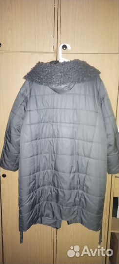 Пальто стеганое женское,лёгкое,теплое,р.52-54