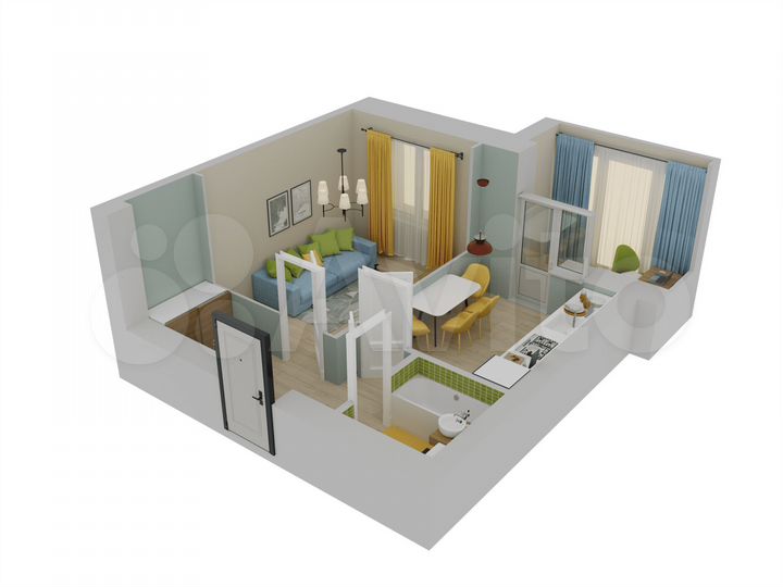 1-к. квартира, 33,5 м², 8/10 эт.