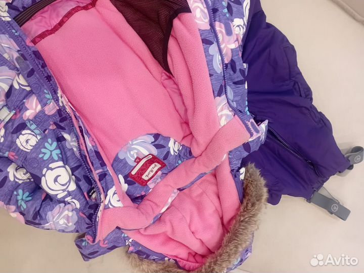 Зимний костюм для девочки 110