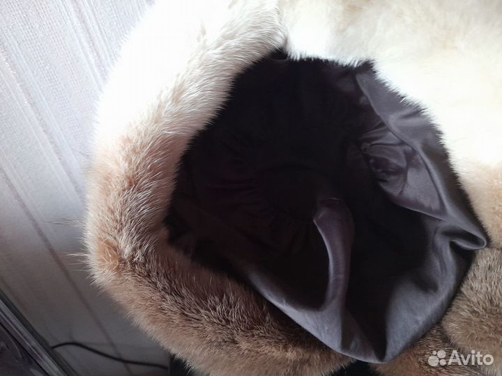 Шапка норковая женская бу
