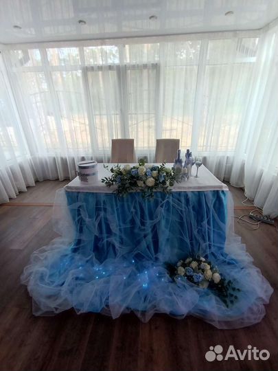 Свадебный декор в аренду, цветы на стол