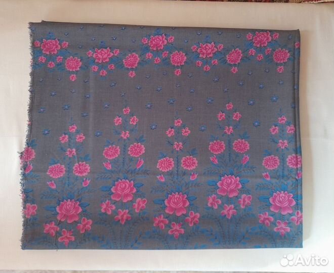 Отрезы ткани из СССР, хлопок, сатин, штапель