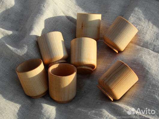 Стопочки деревянные