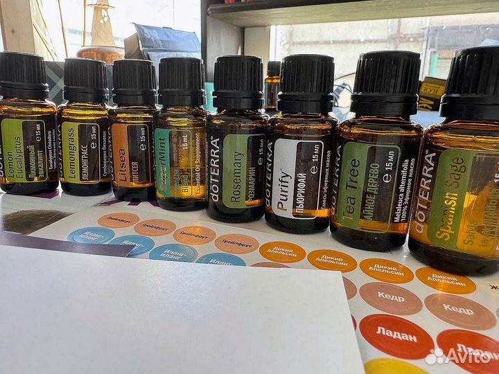 Эфирные масла doTerra в ассортименте