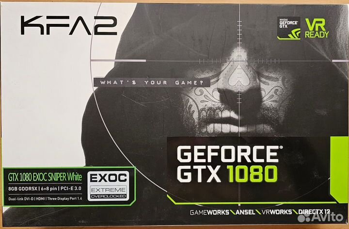Видеокарта GTX 1080 KFA2