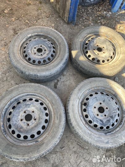 Штампованные диски r15 на skoda octavia