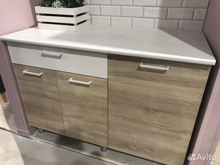 Кухонный гарнитур 1200 Белый / Дуб Сонома