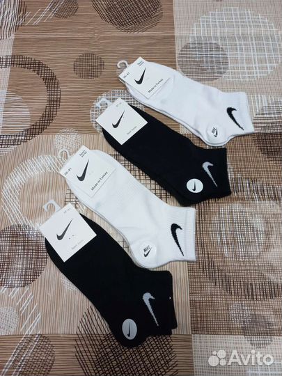 Носки женские nike короткие хлопок