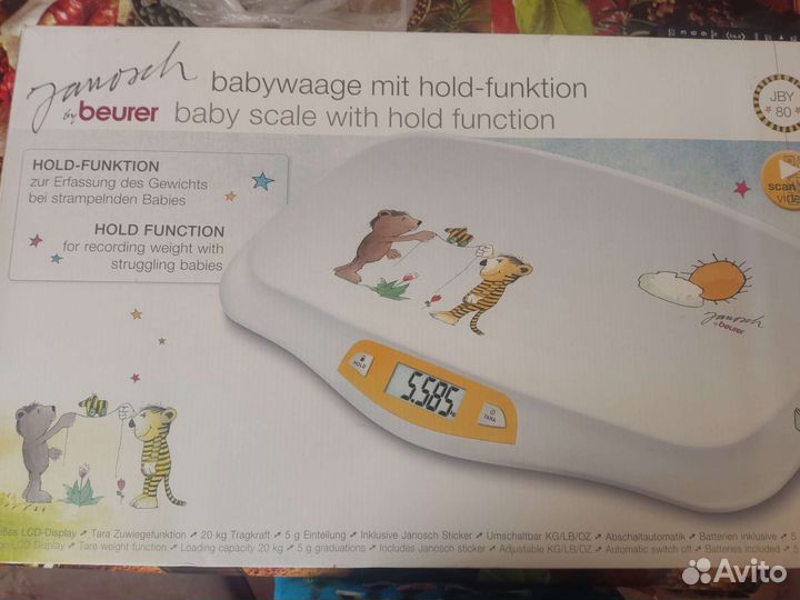 Весы для новорожденных beurer