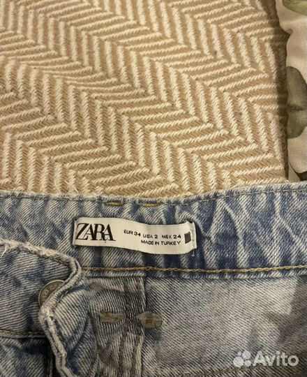 Джинсы zara 34