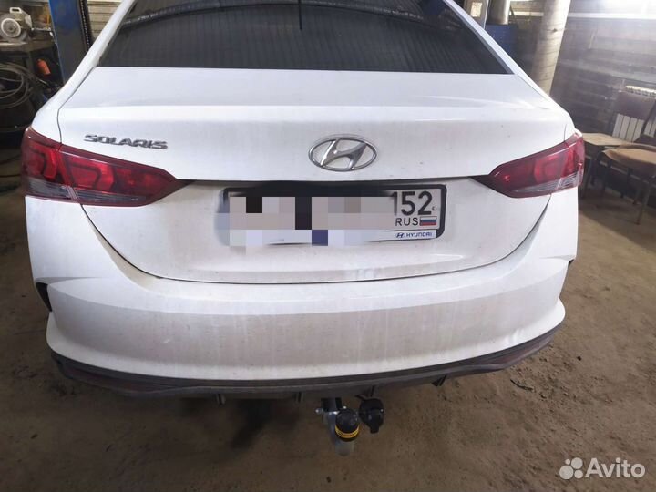 Фаркоп Kia Rio/Solaris 2017- с оцинкованным шаром