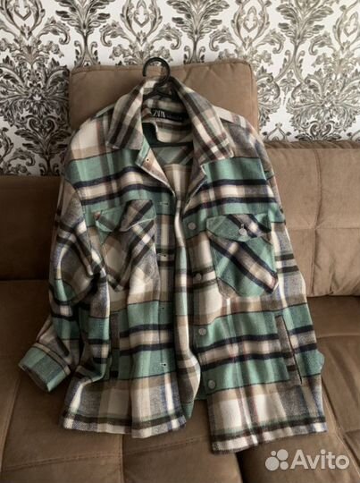 Куртка рубашка zara