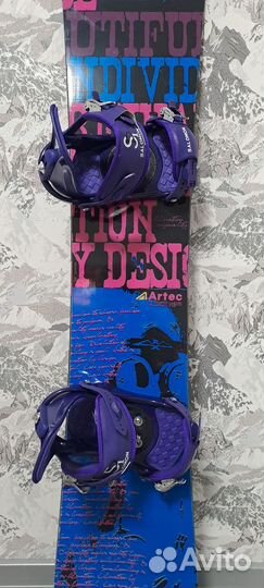 Сноуборд Artec Venus 149cm+крепления Salomon