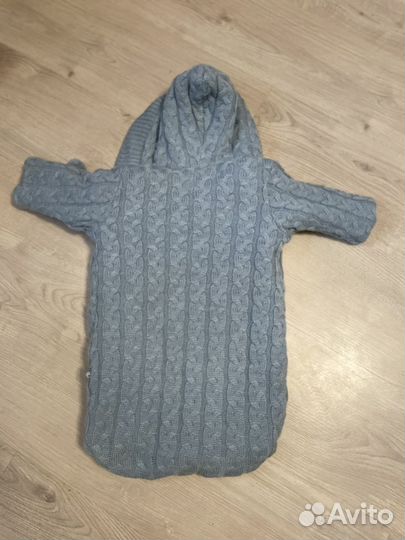 Конверт вязаный на выписку