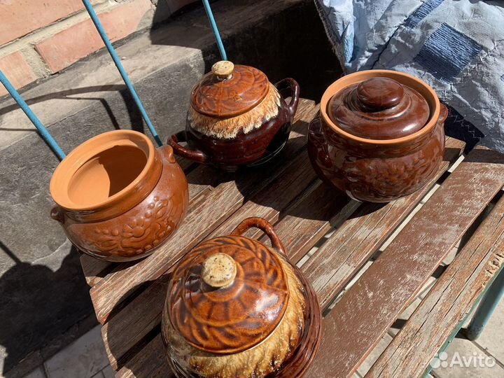 Глиняные горшки для запекания СССР