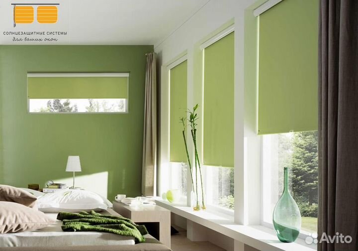 Жалюзи рулонные шторы блэкаут