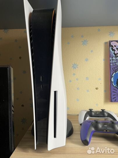 Sony playstation 5 ps5 с дисководом 2 джойстика