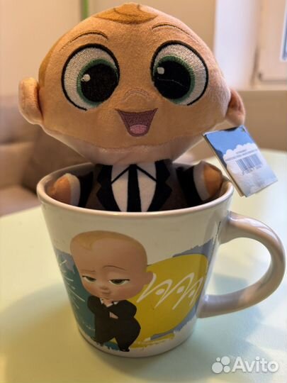 Кружка босс молокосос с игрушкой
