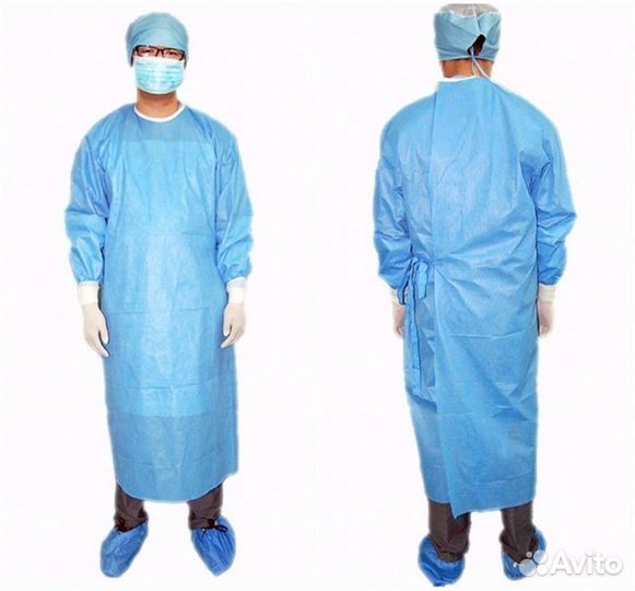 Медицинский халат мужской