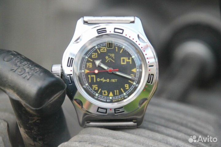 Часы Амфибия-Восток -символика мотопортала Oppozit