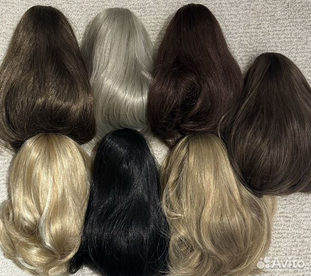 Хвост шиньон накладка на крабе