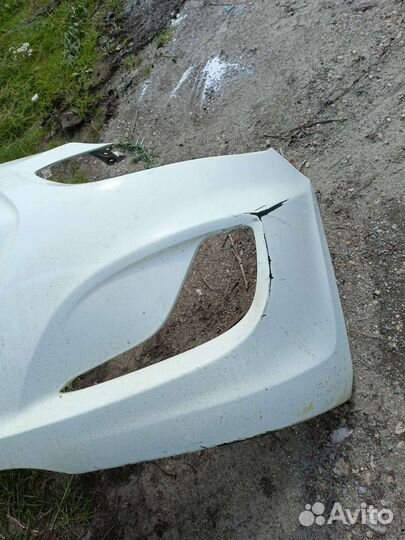 Оригинальный передний бампер Hyundai solaris 1