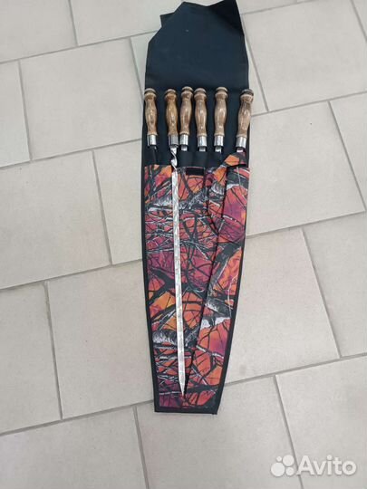 Набор шампуров в чехле