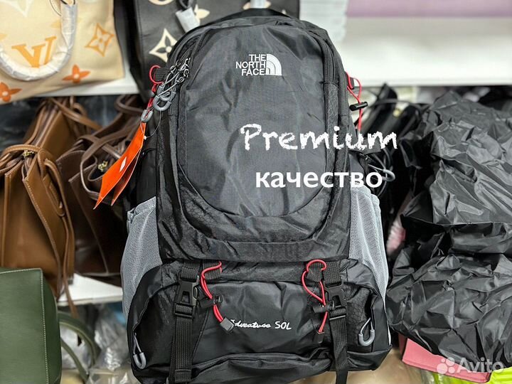 Рюкзак турестичкий 50л the north face + дождевик