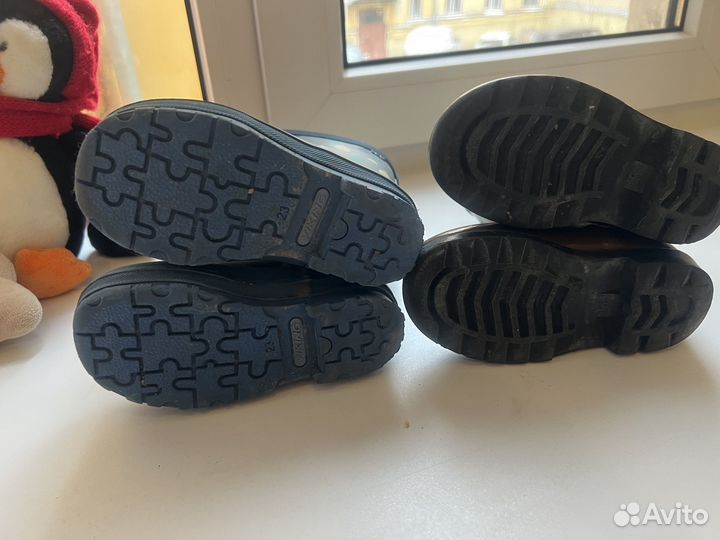 Детские резиновые сапоги 23 размер
