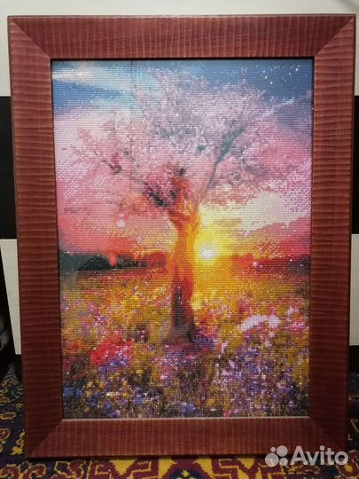 Картина из страз древо жизни