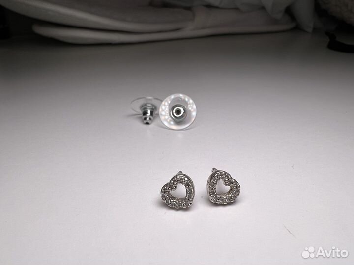 Серьги Pandora серебро