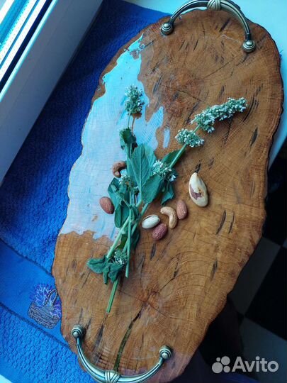 Поднос деревянный