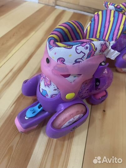 Роликовые коньки раздвижные