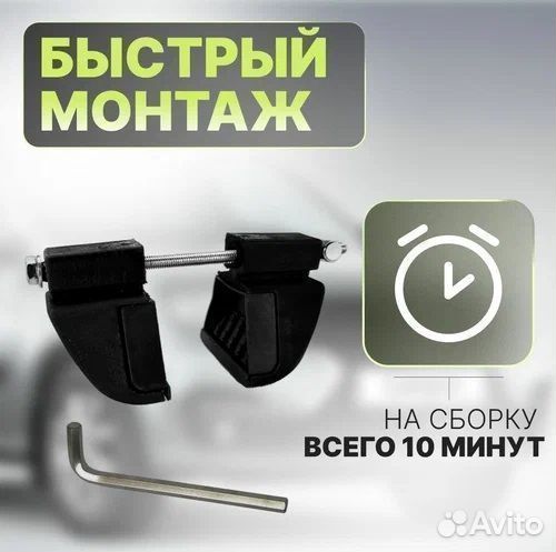 Багажник на рейлинги Toyota Land Cruiser Prado 95