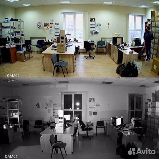 Готовый комплект видеонаблюдения на 2 камеры