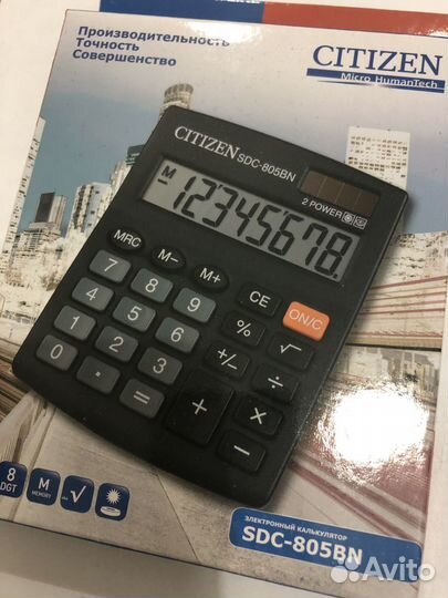 Калькулятор Citizen Sdc-805DN