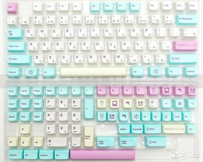 Кейкапы ICE cream XDA (Профиль) клавиатуры