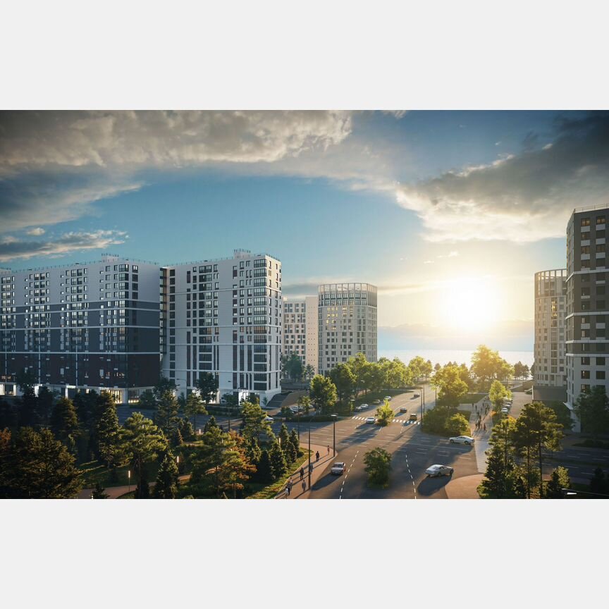 2-к. квартира, 62,4 м², 16/17 эт.