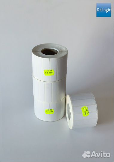 Самоклеящиеся этикетки 60х15 мм