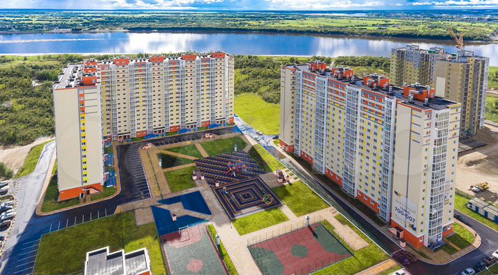 1-к. квартира, 48,4 м², 7/16 эт.