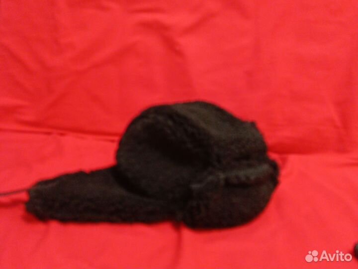 Шапка ушанка carhartt чёрная