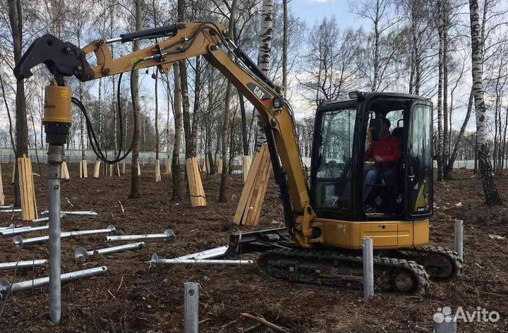 Винтовые сваи от производителя с монтажом под ключ