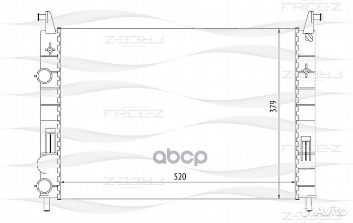 Радиатор KK0140 free-Z